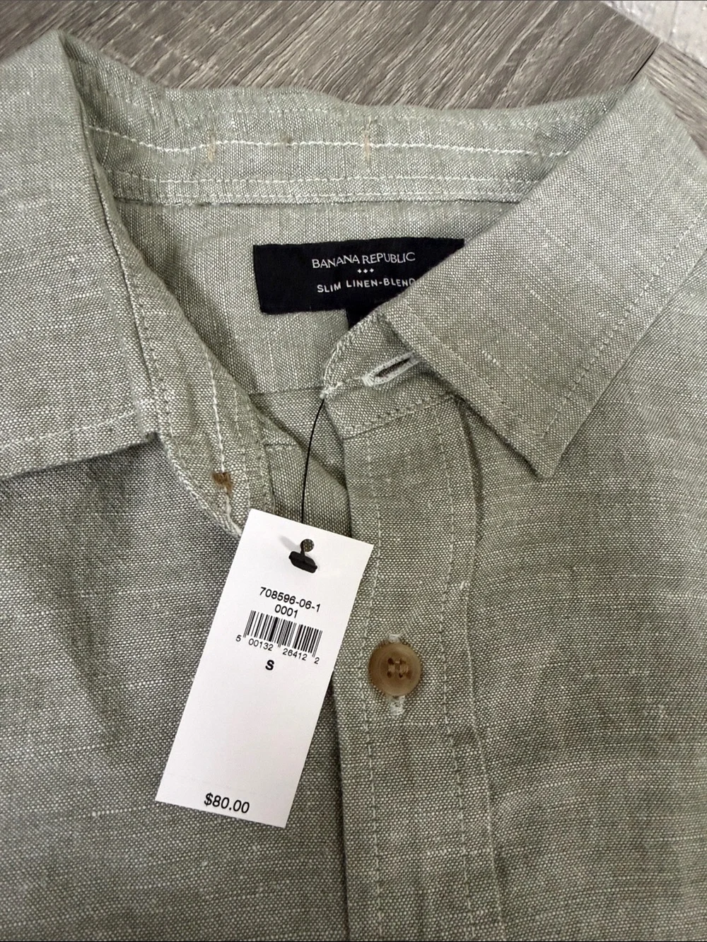 Banana Republic Slim Linen Blend Shirt